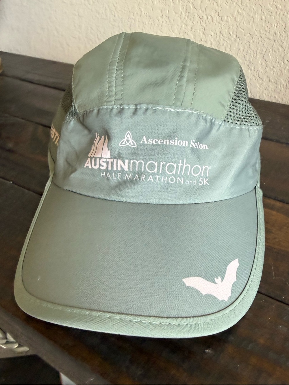 Austin Marathon Performance Running Hat - Sage Green